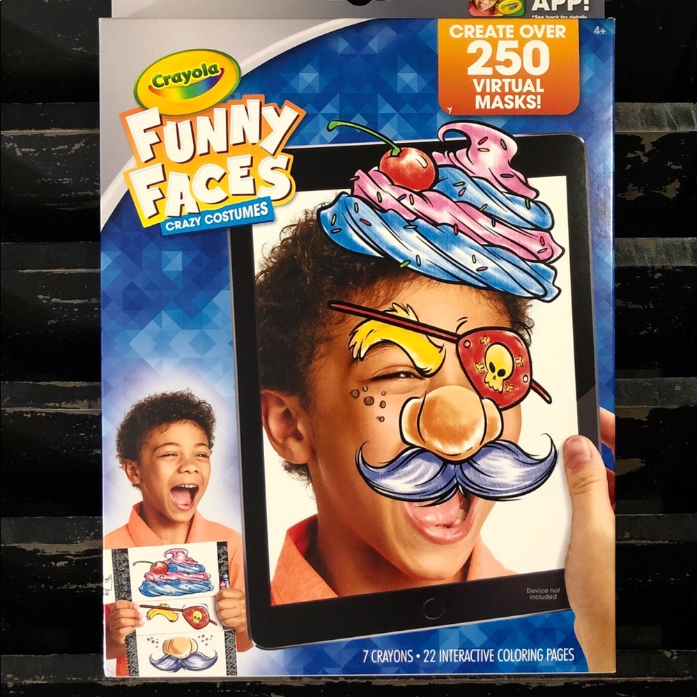 CRAYOLA Funny Faces Interactive Coloring Pages